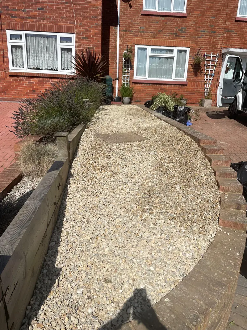 Block paved patio installed by HP Building Services Sussex