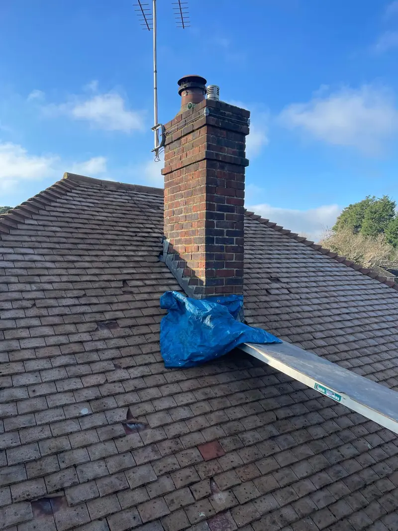 EPDM rubber flat roof on a Sussex extension